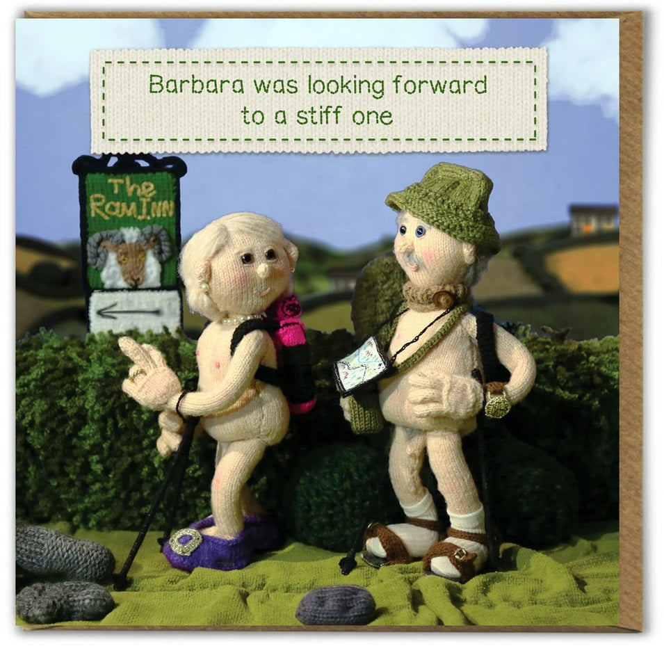 Card - Barbara Was Looking Forward To A Stiff One