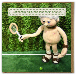 Card - Bernard's Balls Had Lost Their Bounce