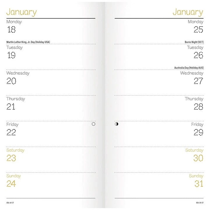 2027 Slim Diary