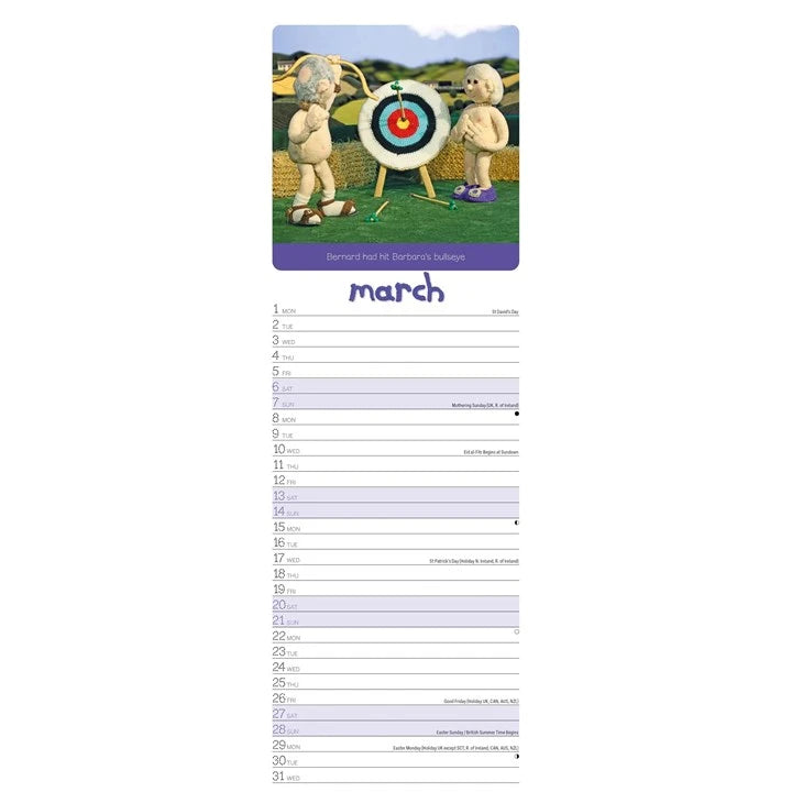 2027 Slim Calendar