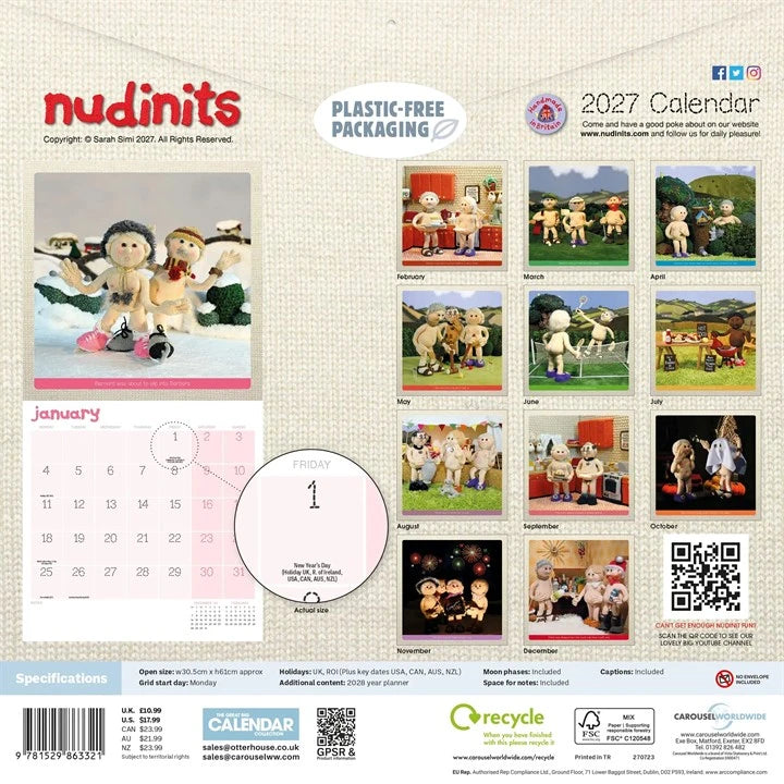 2027 Wall Calendar