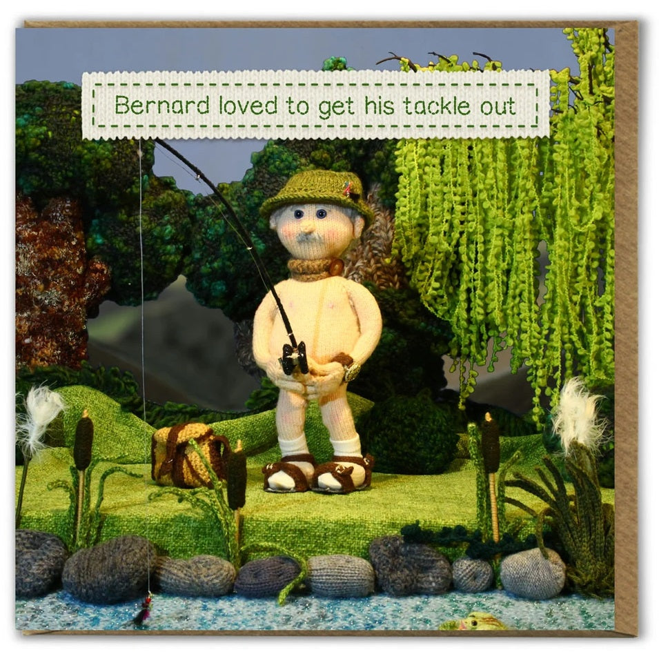 Card - Bernard Loved To Get His Tackle Out