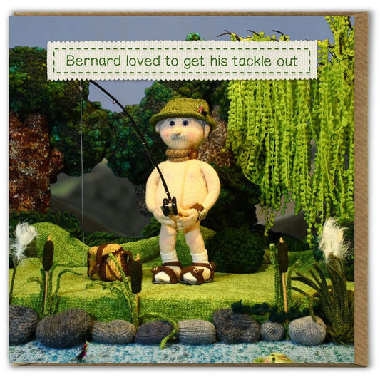 Card - Bernard Loved To Get His Tackle Out