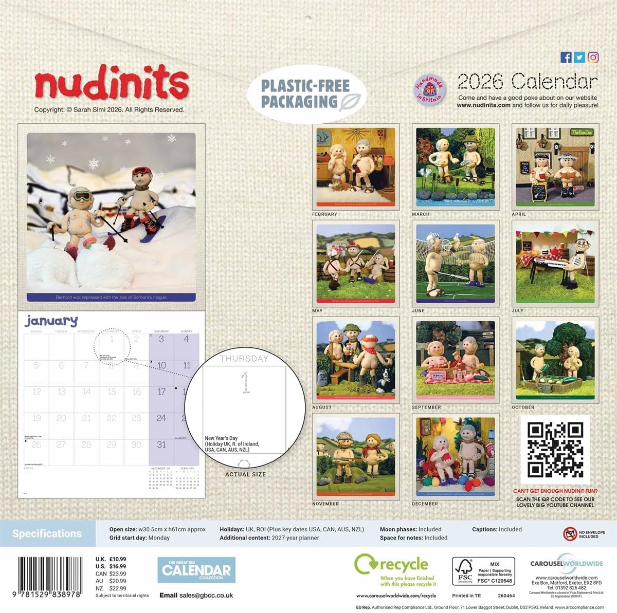 2026 Wall Calendar