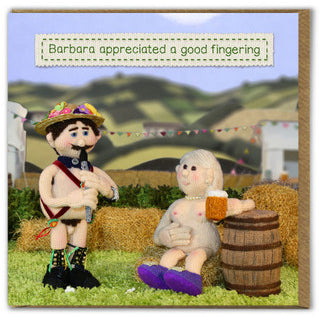 Card - Barbara Appreciated A Good Fingering