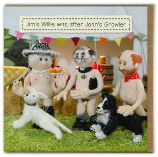 Card - Jim's Willie Was After Joan's Growler