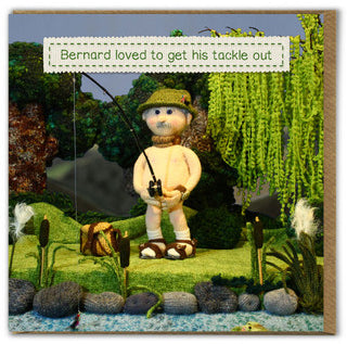 Card - Bernard Loved To Get His Tackle Out