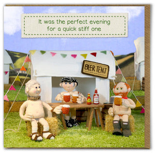Card - It Was The Perfect Evening For A Quick Stiff One